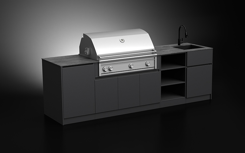 Modern-Outdoor-Kitchen-With-Countertop